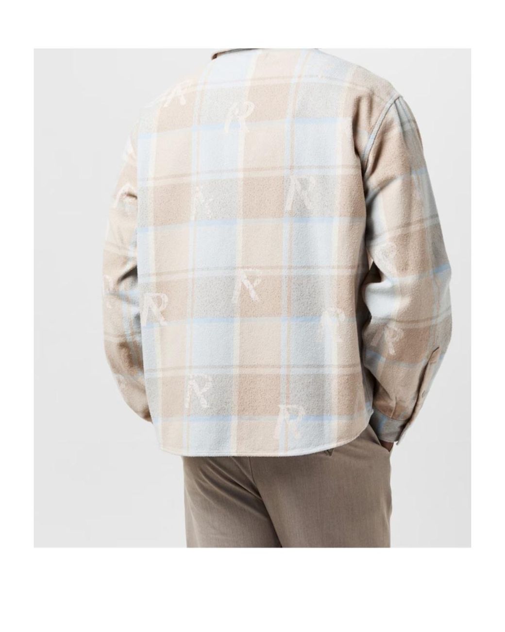 Represent White Long-Sleeve Shirt for men