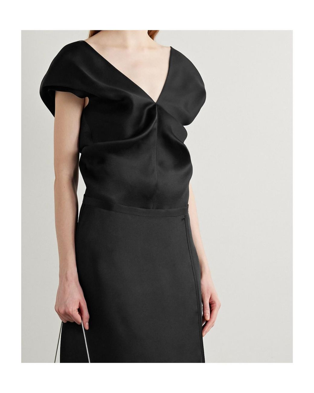 Khaite Black Ami Top