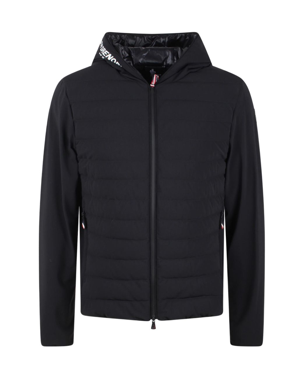 Moncler Blue Grenoble Padded Zip-Up Cardigan for men