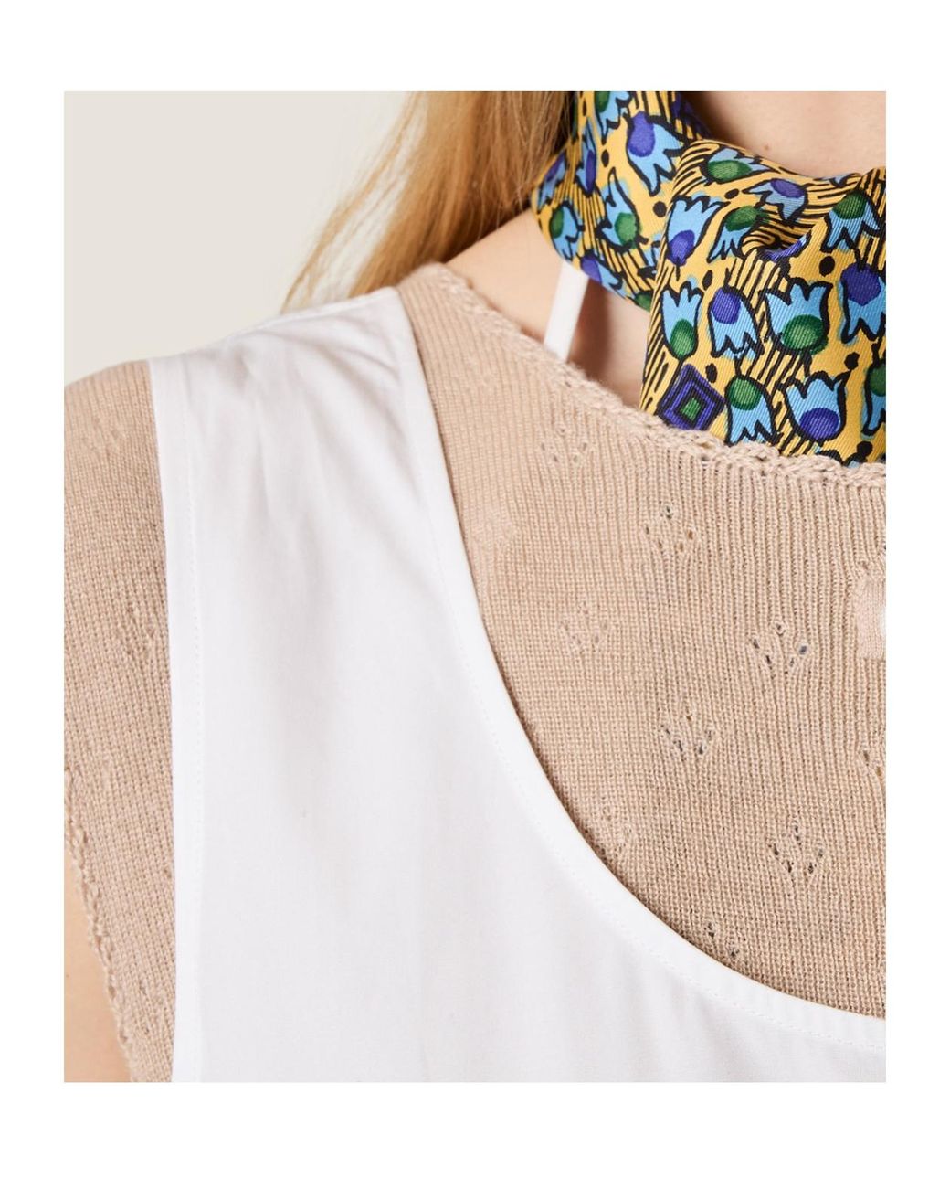 Miu Miu White Poplin Dress