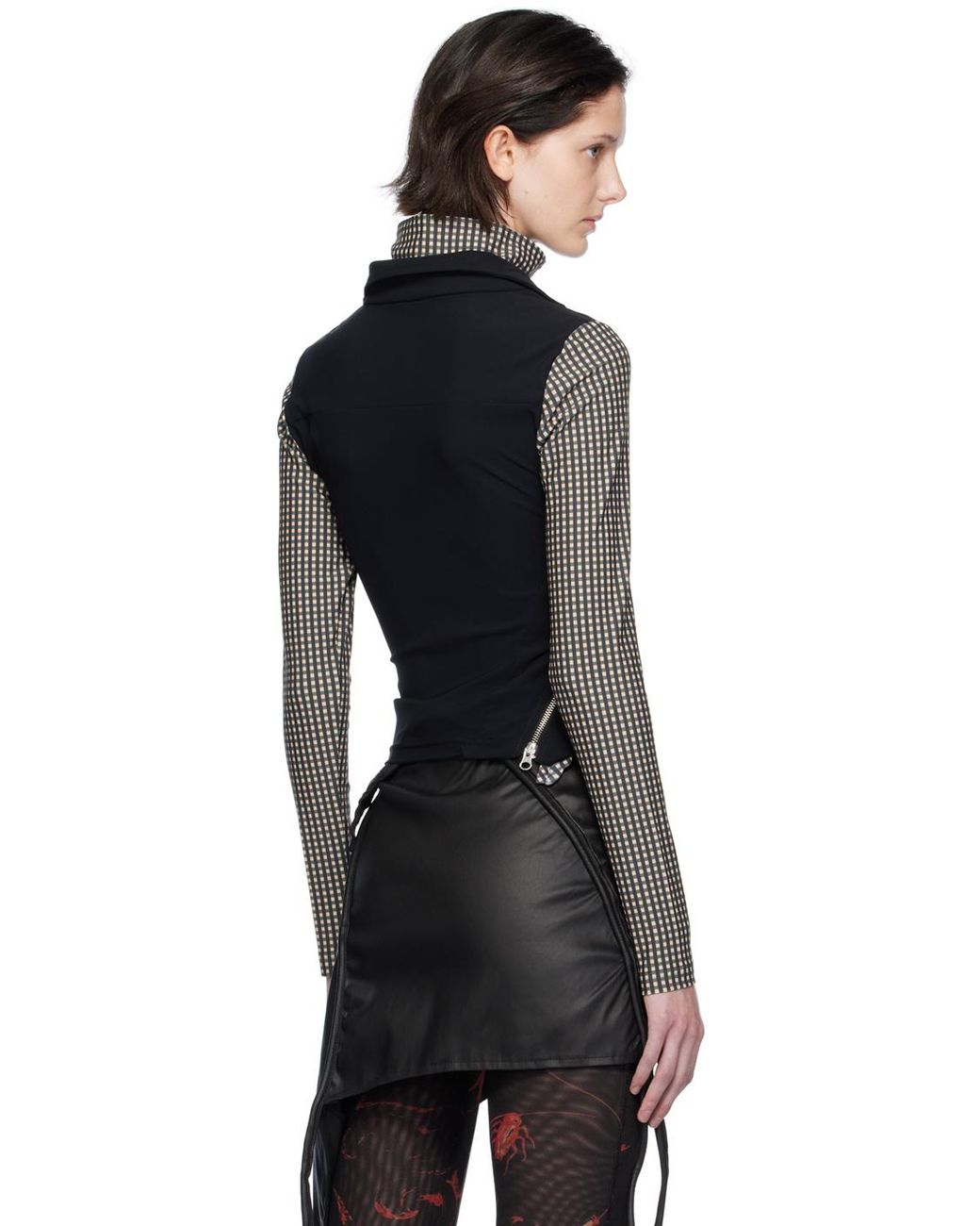 OTTOLINGER Black Long-Sleeved Turtleneck Sweater