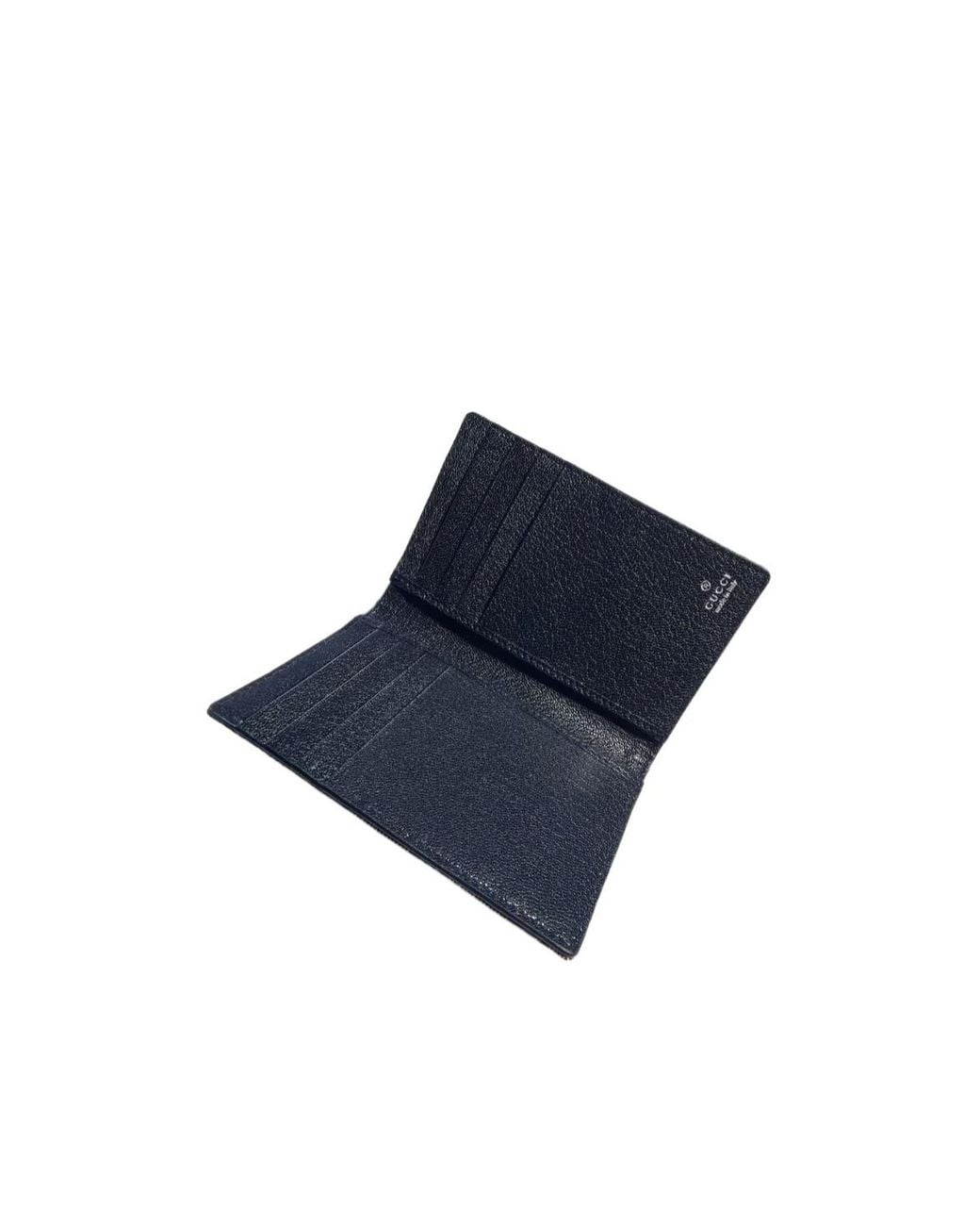 Gucci Gray Essence Classic Card Case for men