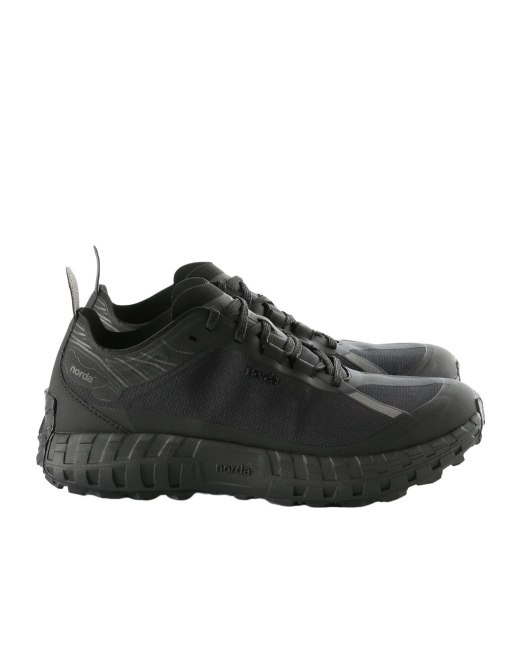 Norda Black Canvas 001A Sneakers for men