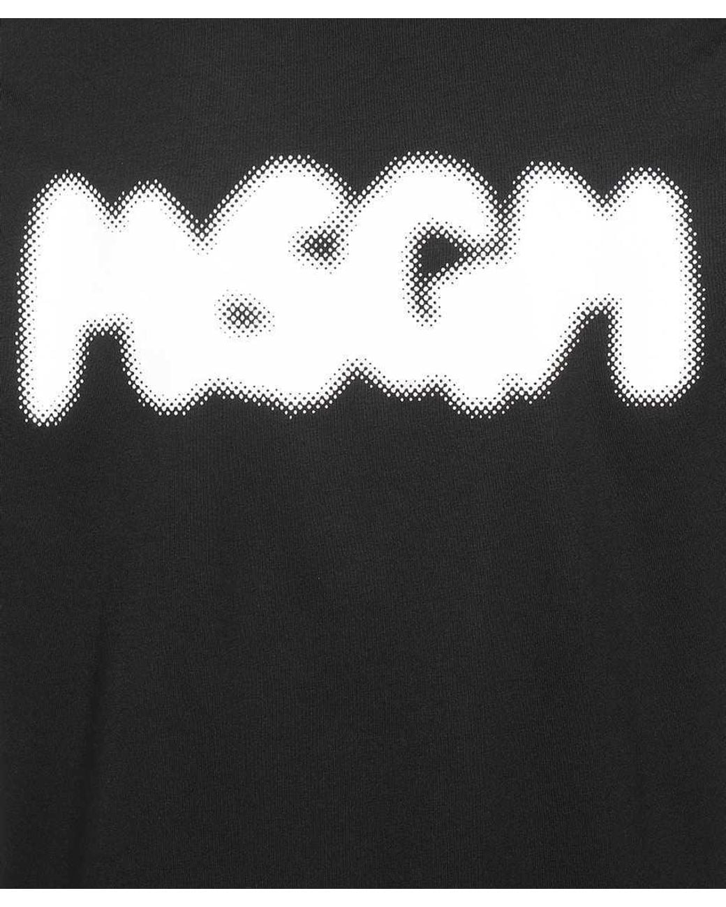 MSGM Black Back Logo Print T-Shirt