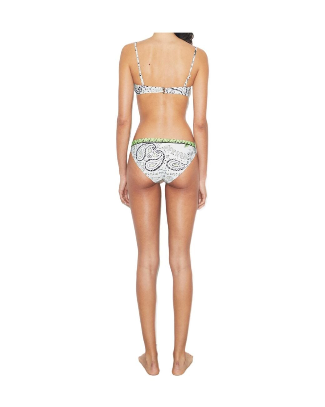 Tory Burch Metallic Printed Underwire Bikini Top