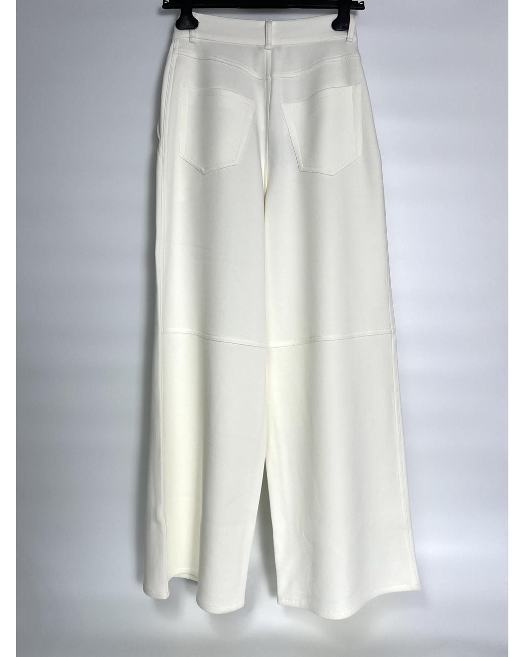 Max Mara White Merlot Wide Leg Trousers