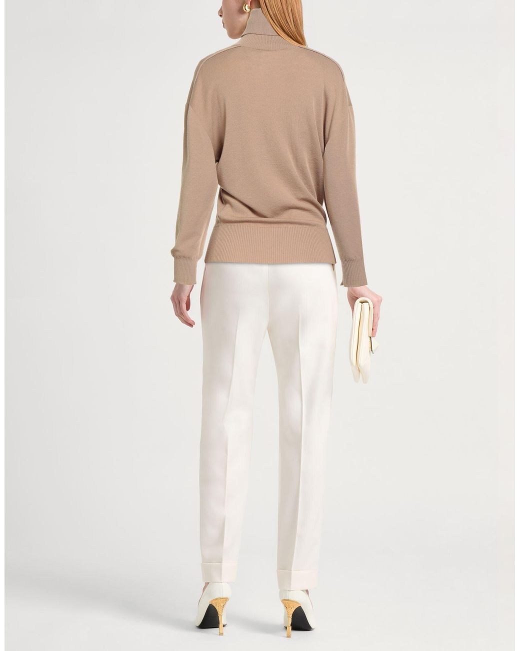 Burberry Natural Solid Wool Knit
