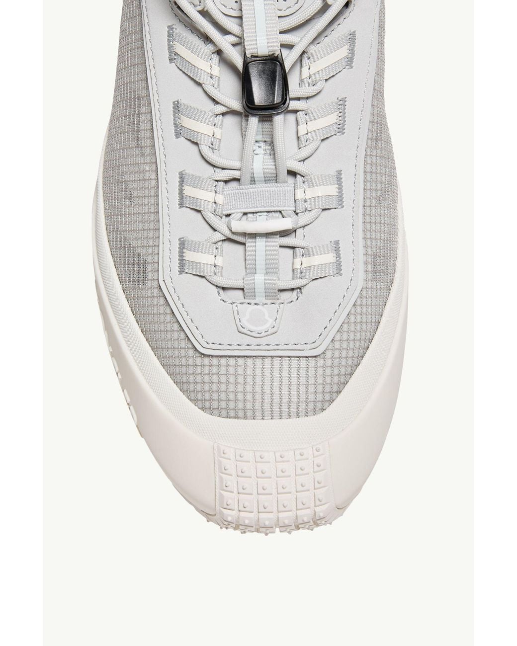Moncler White Trailgrip Lp Suede & Nubuck Sneakers for men