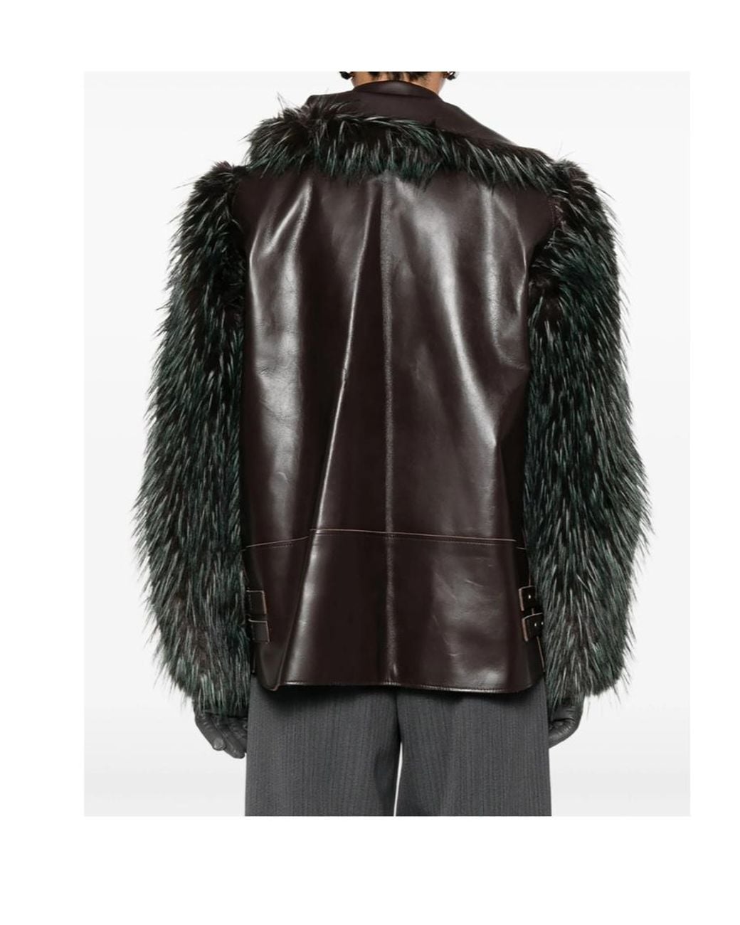 Sacai Black Panelled Jacket