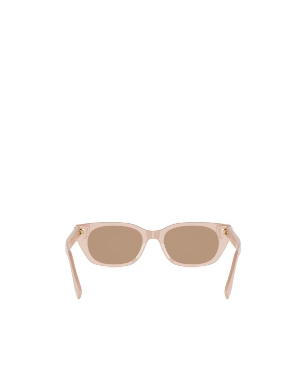 Fendi White Eyewear Cat-Eye Frame Sunglasses