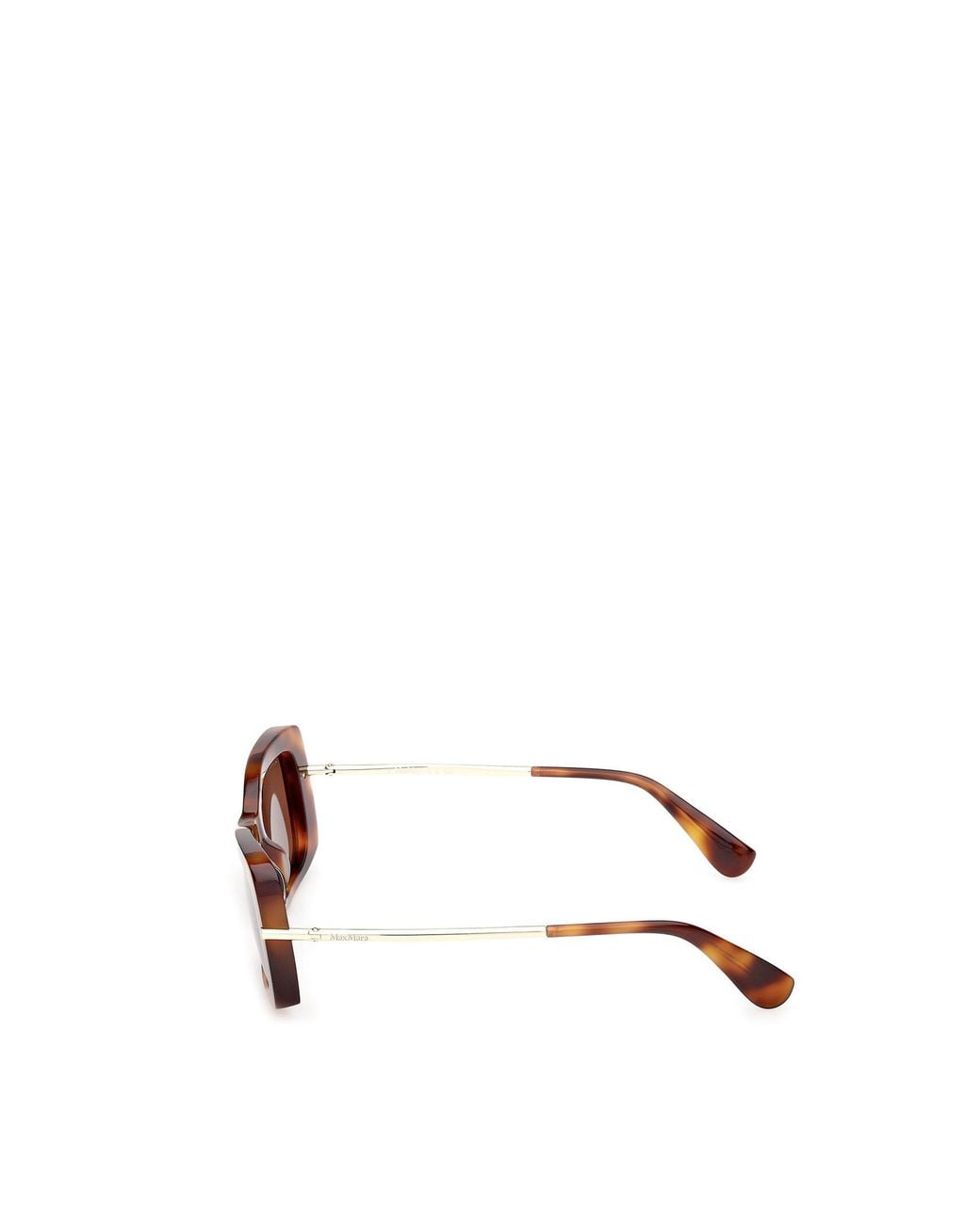 Max Mara Pink Rectangular Frame Sunglasses