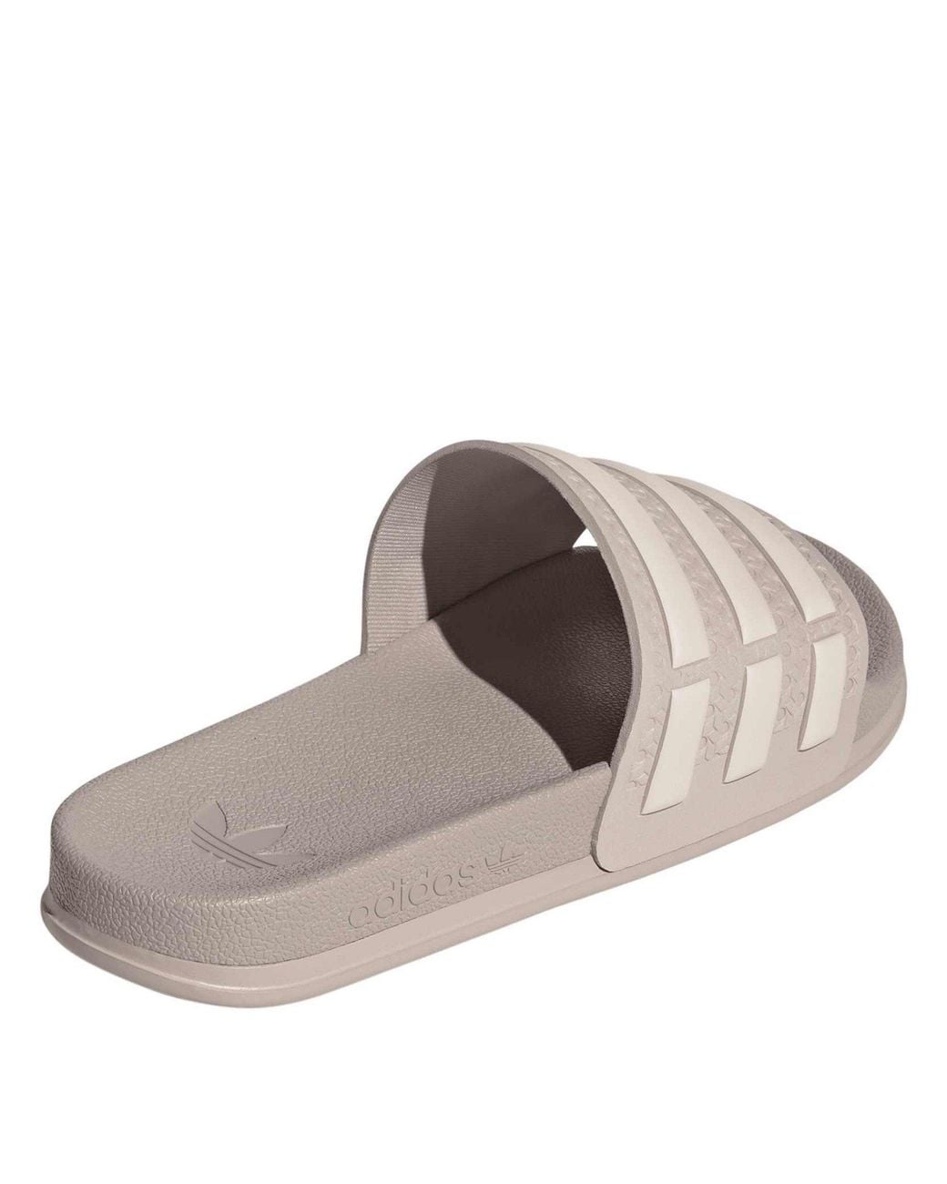Adidas Originals White Single-Band Slide Sandal