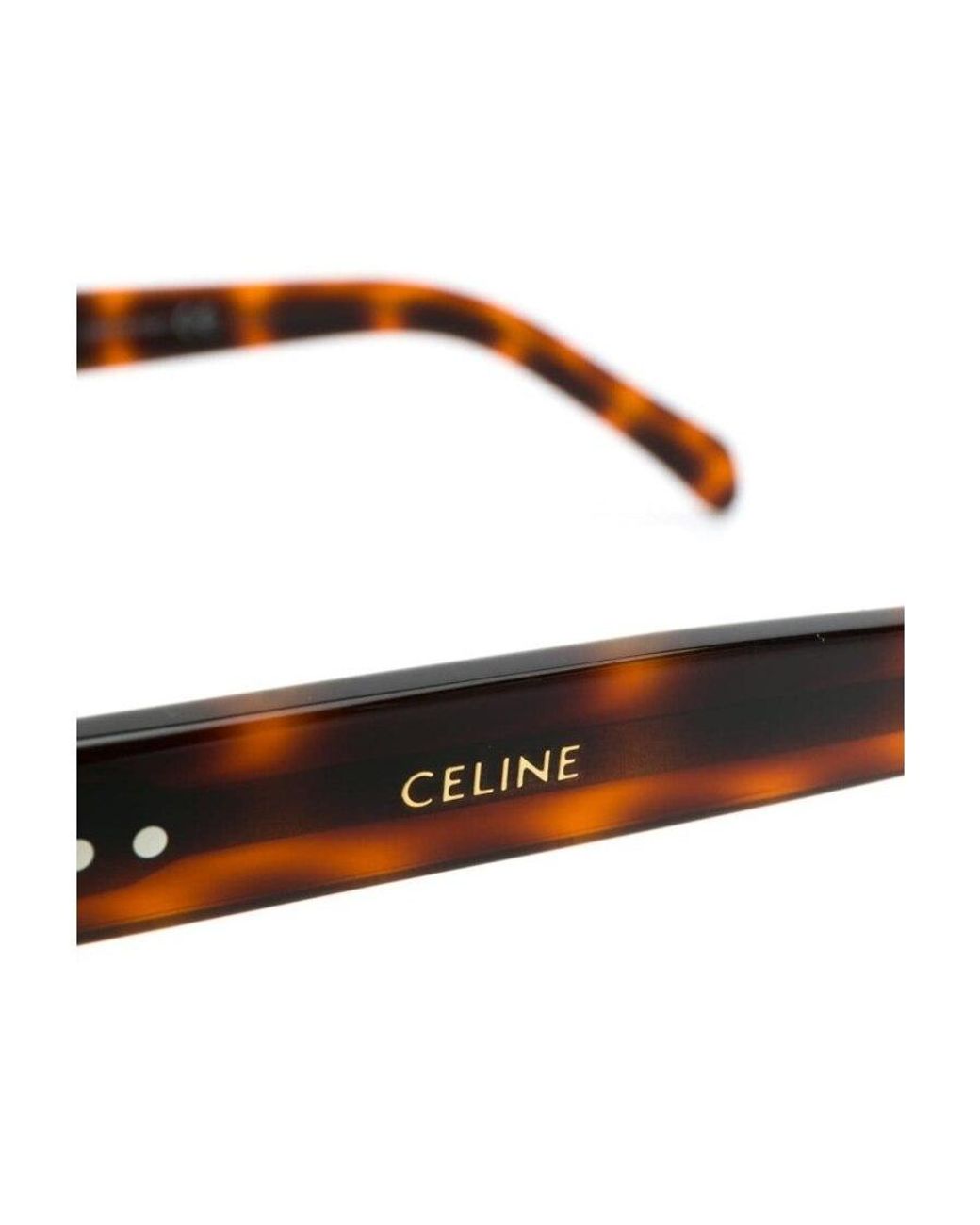 Céline White Cat's Eye Frame Sunglasses