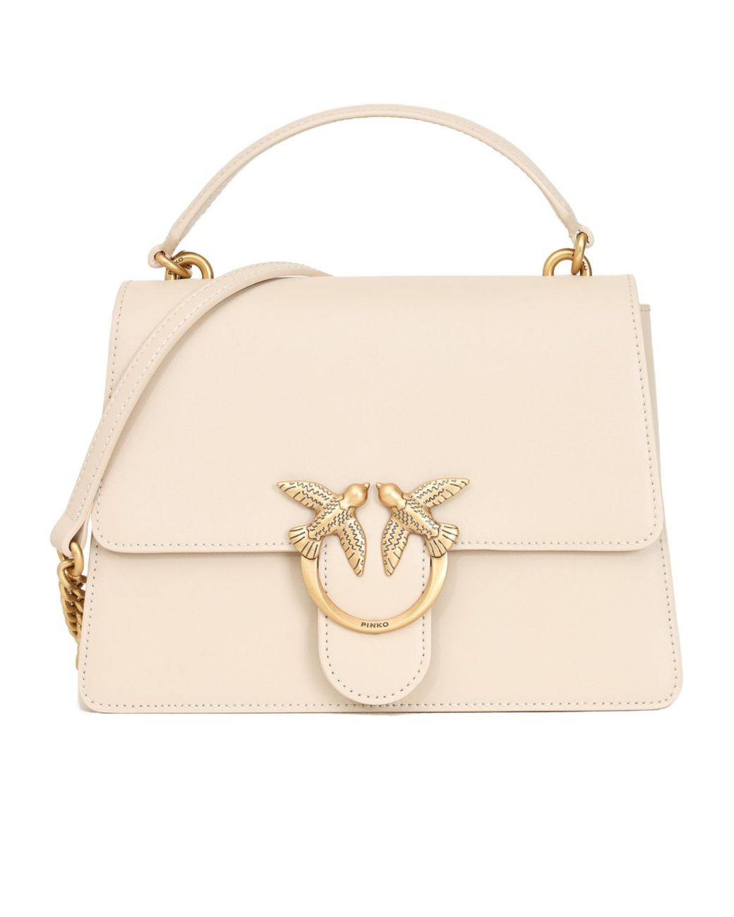 Pinko Natural Classic Love One Top Handle Bag