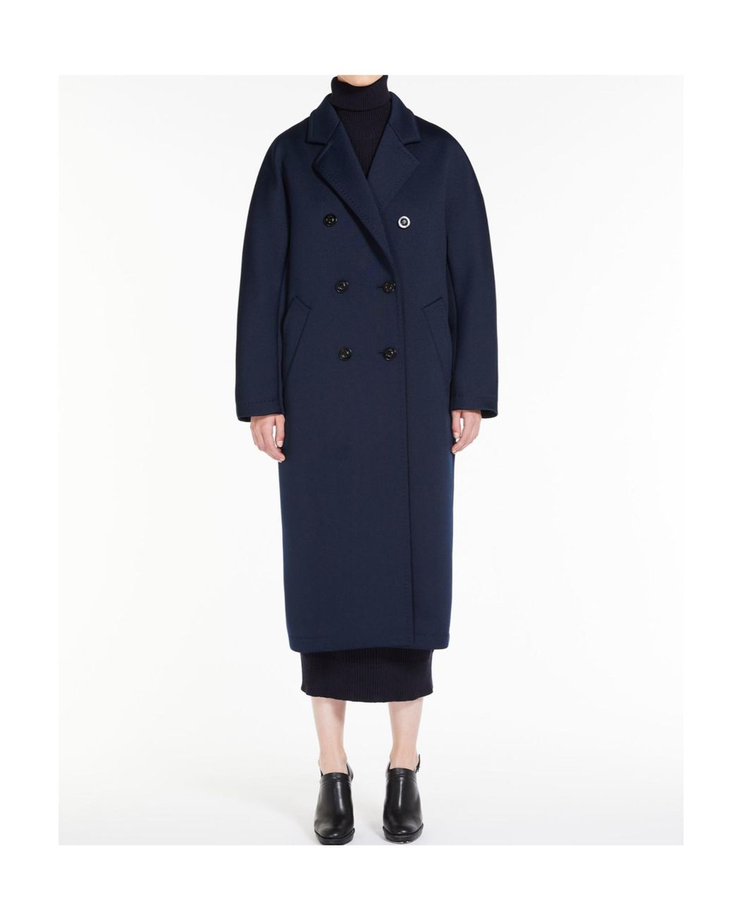 Max Mara Blue Logo Coat