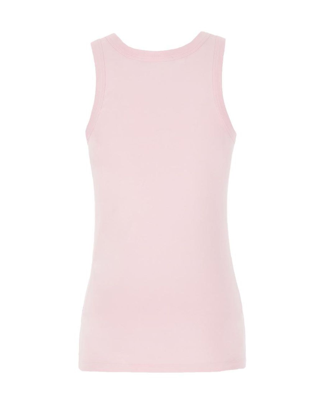 Raf Simons Pink Logo Patch Tank Top
