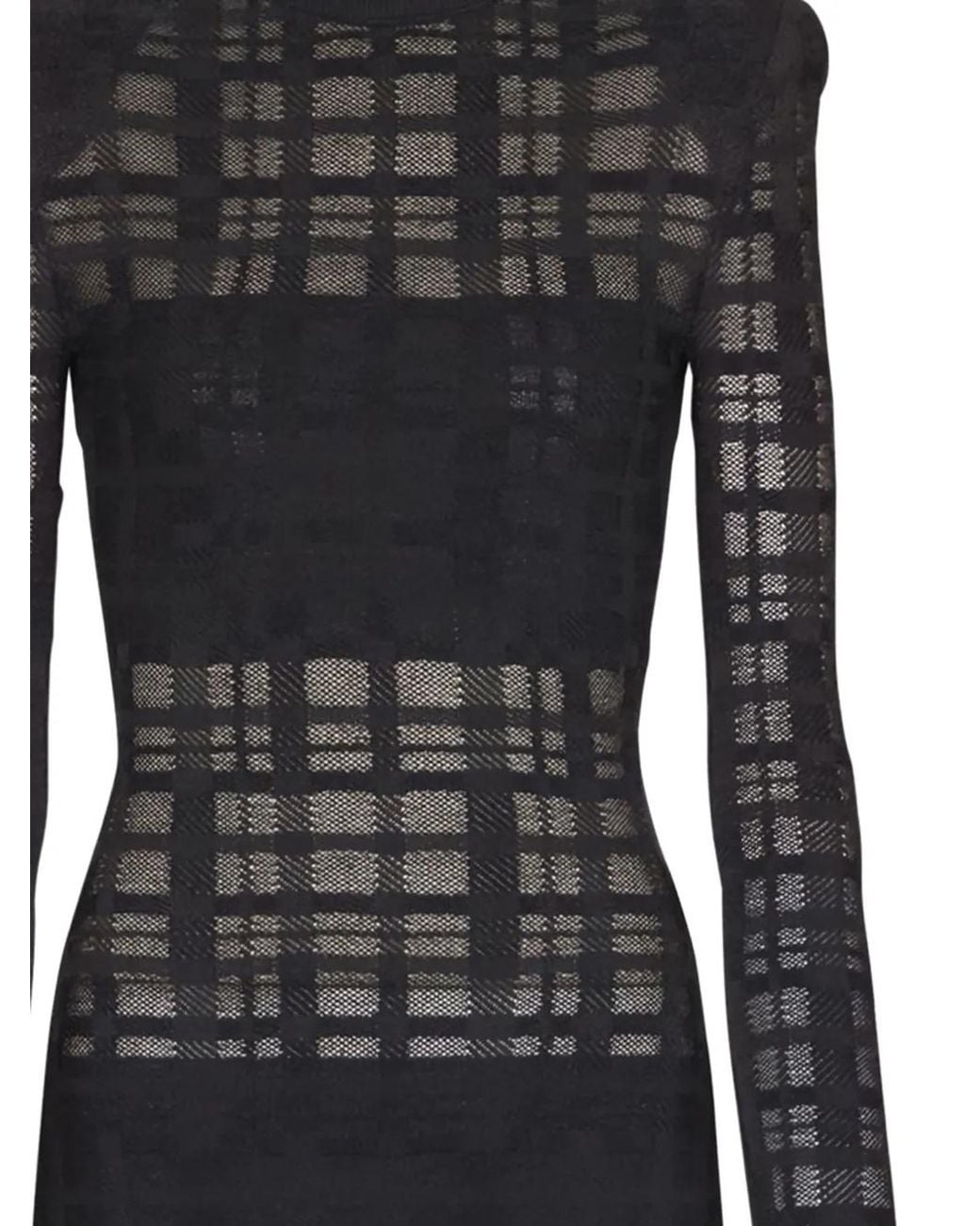 Balmain Black Long-Sleeved Dress