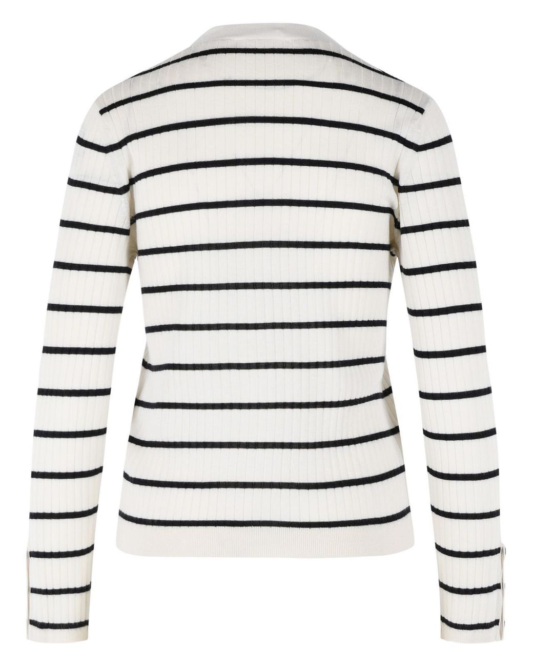 Max Mara Gray Pedale V-Neck Knitted Cardigan