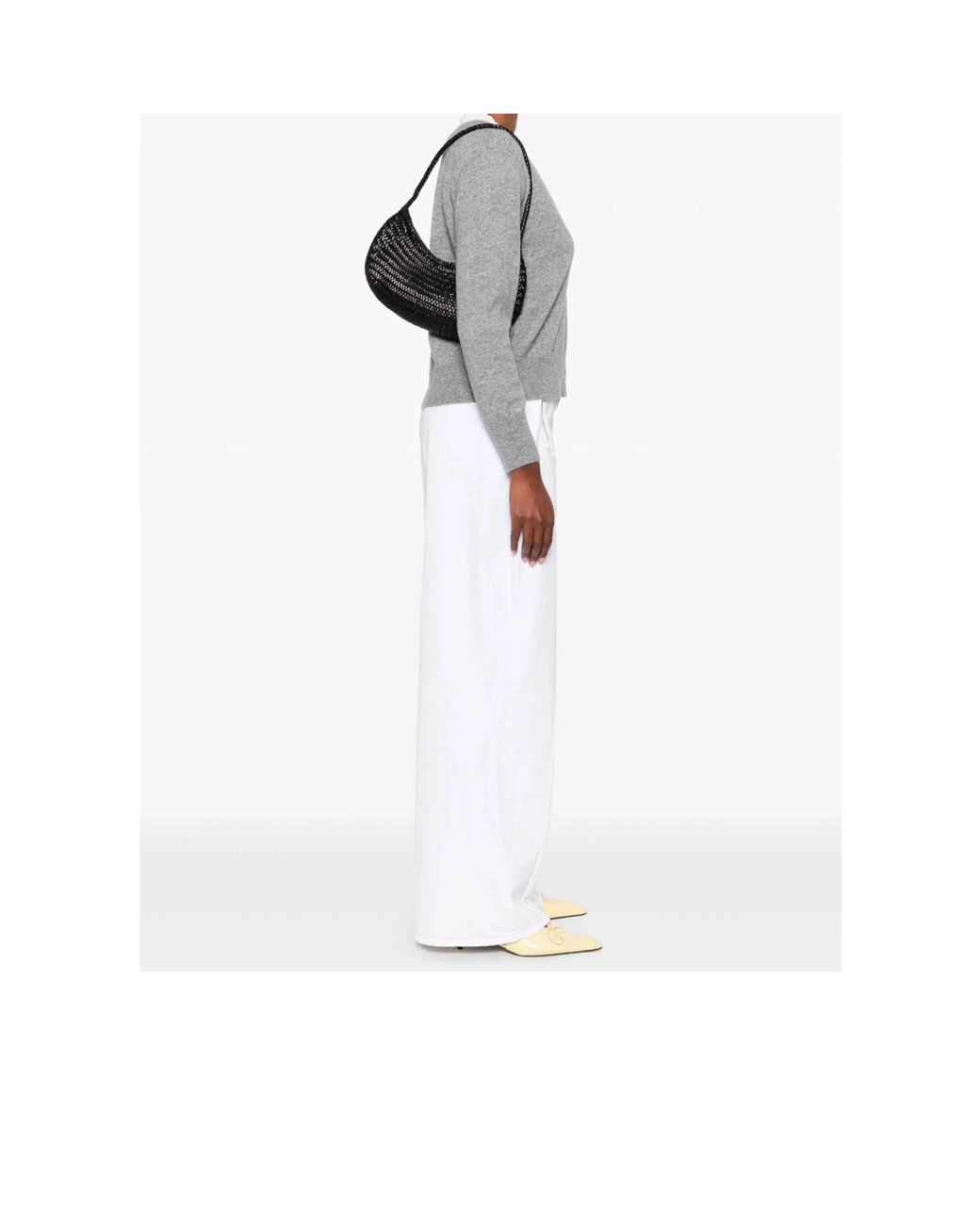 Dragon Diffusion Nova Luna Woven Shoulder Bag in Black | Lyst UK
