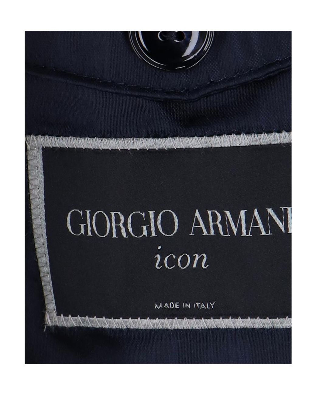 Giorgio Armani Blue Double Breasted Jacket for men