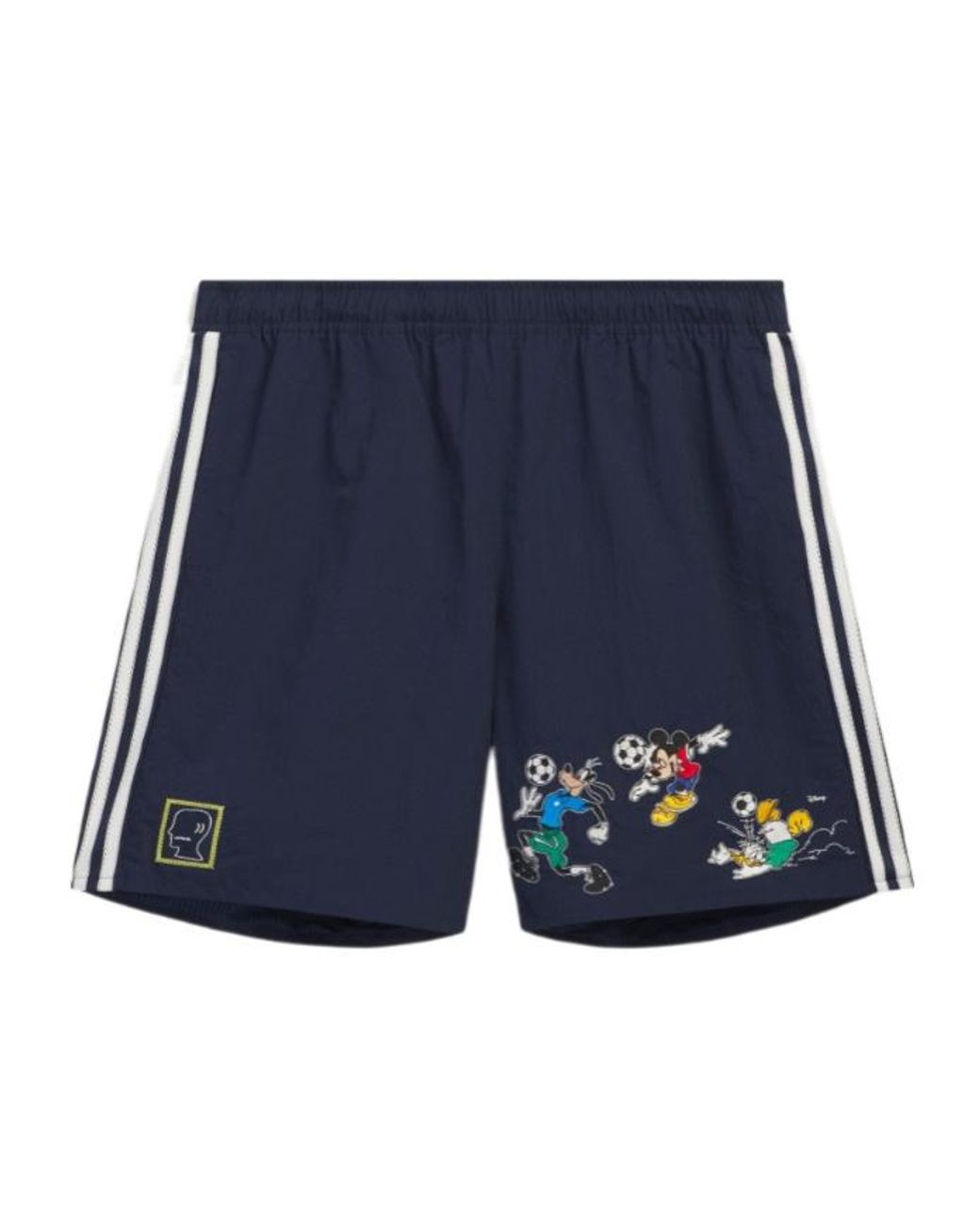 Adidas Blue Originals Disney Graphic Shorts for men