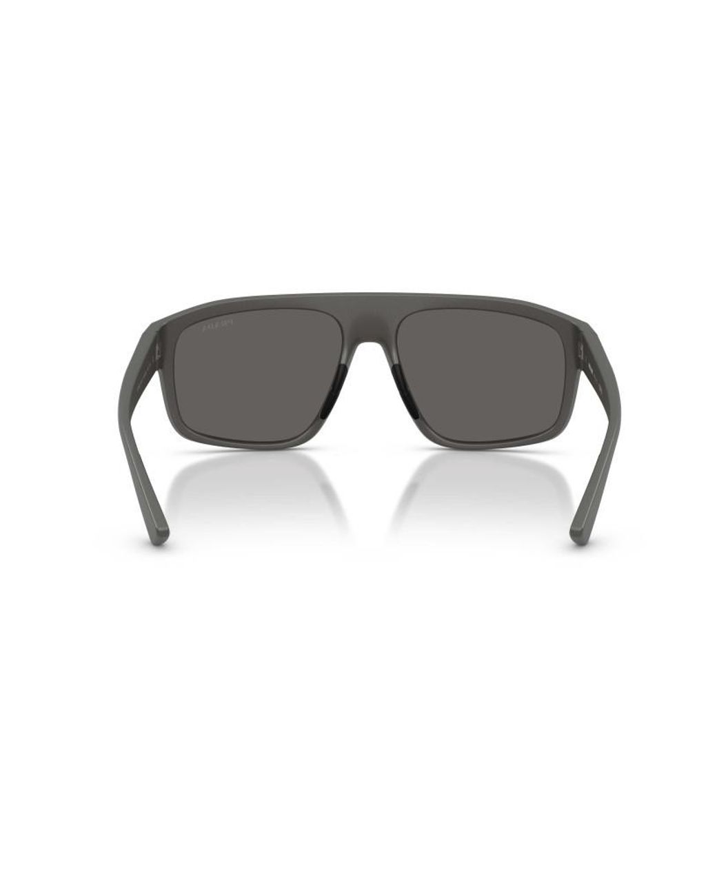 Prada Linea Rossa Gray Prada Eeywear Linea Rossa Irregular Frame Sunglasses for men