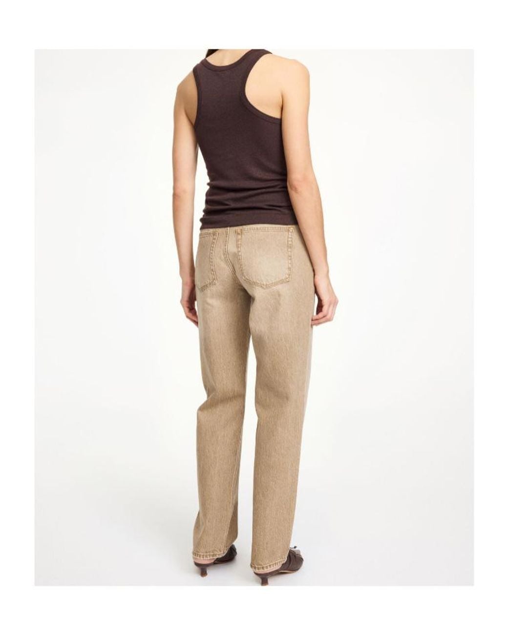 By Malene Birger Natural Chicago Straight-Leg Jeans