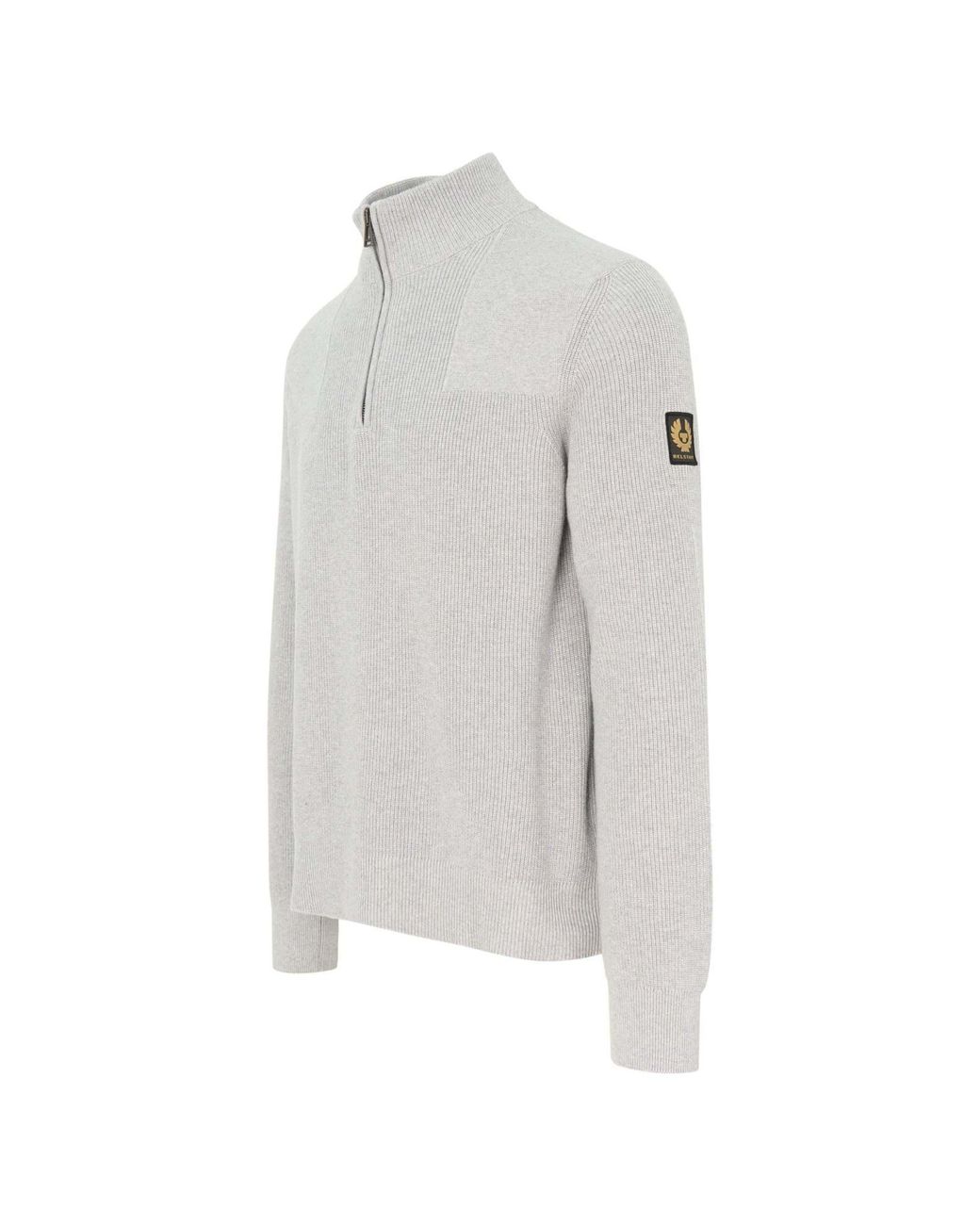 Belstaff White Long-Sleeved Knitwear for men