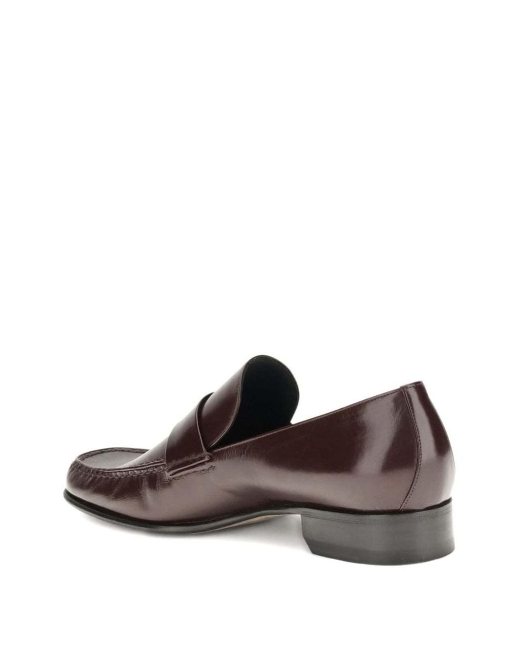 Phoebe Philo Brown Square-Toe Loafers