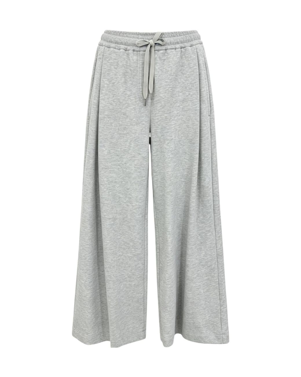 Brunello Cucinelli White Elastic Waist Casual Pants