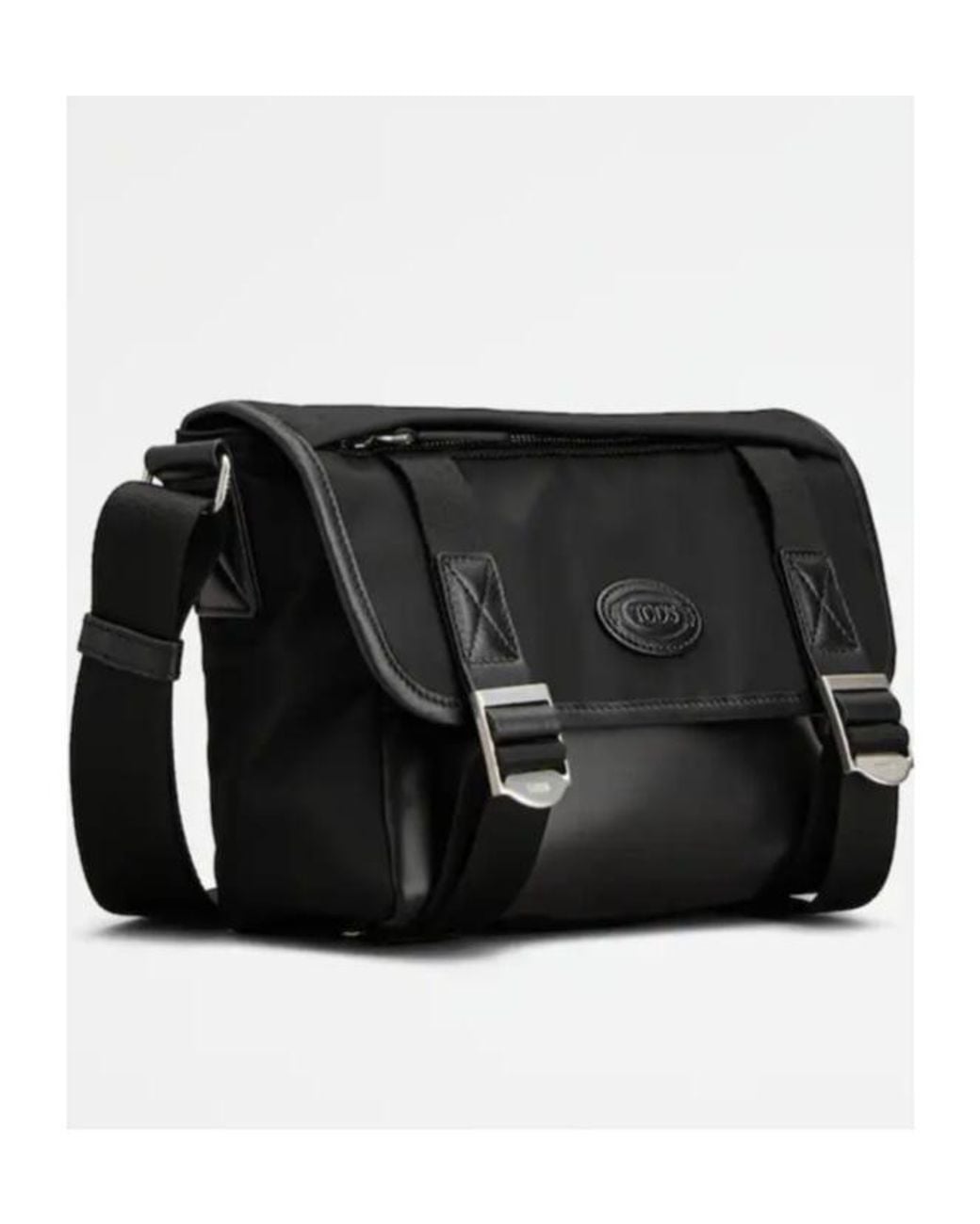 Tod's Black Mini Flap Shoulder Bag for men