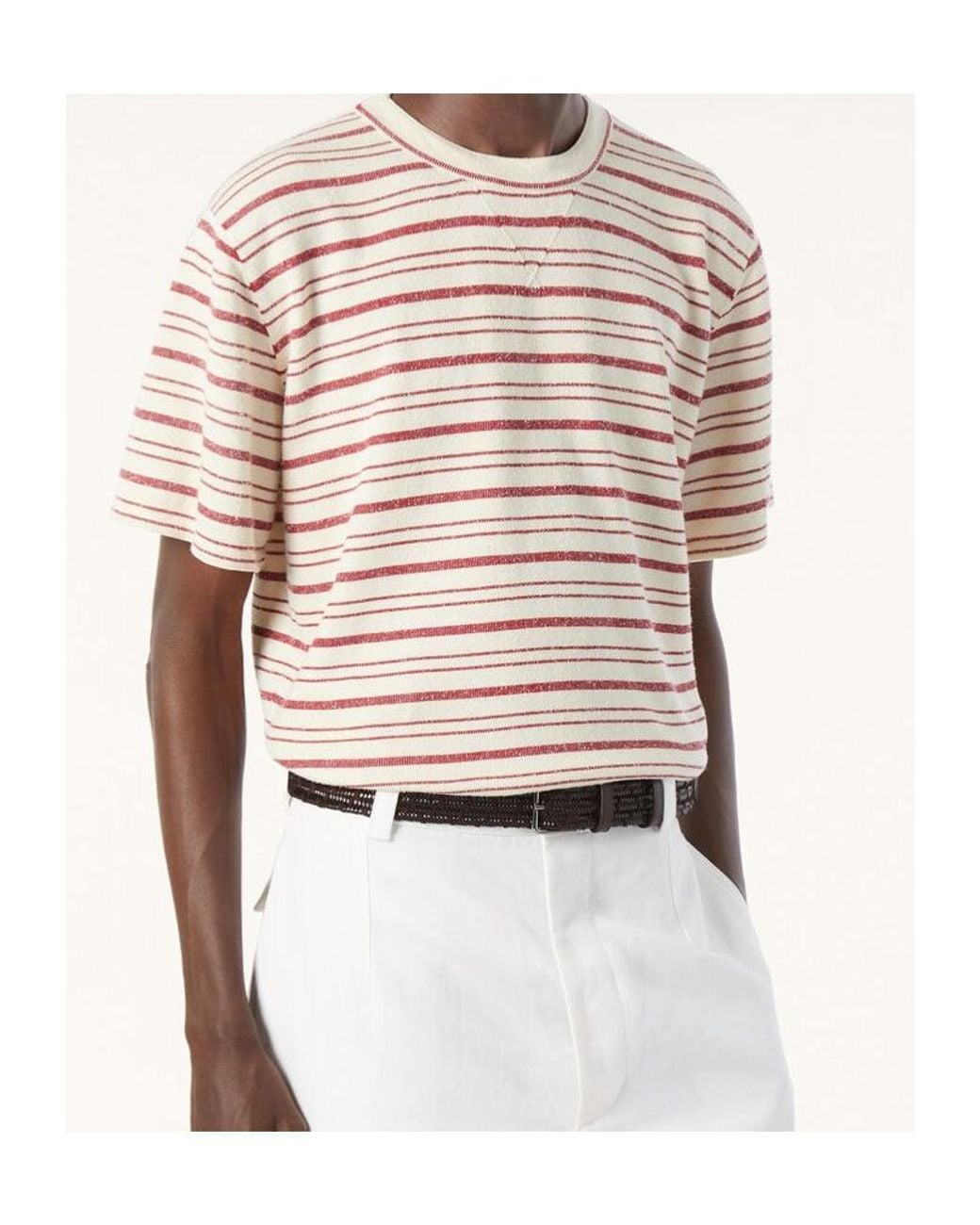 Loro Piana White Caravella T-Shirt for men