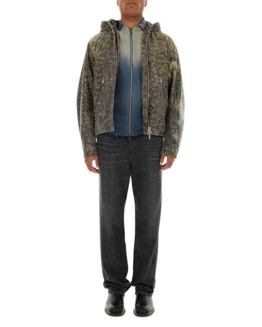 DIESEL Gray 1955 D-Rekiv Straight Jeans for men