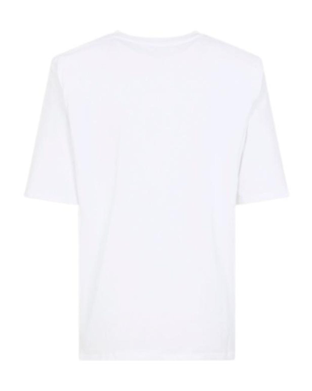 Frankie Shop White Cotton T-Shirt