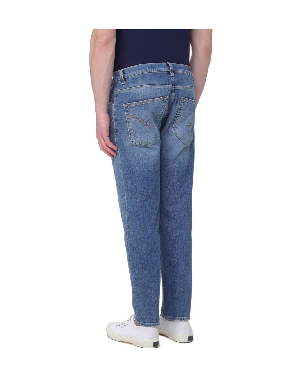 Dondup Blue Bright Carrot Fit Jeans for men