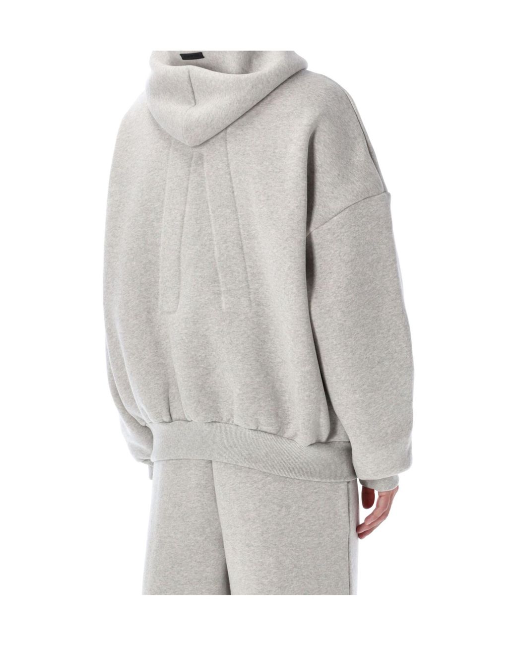 Fear Of God Gray Athletic Half Zip Hoodie for men