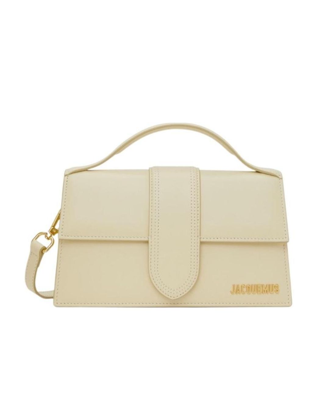 Jacquemus Metallic Le Grand Bambino Logo Plaque Tote Bag