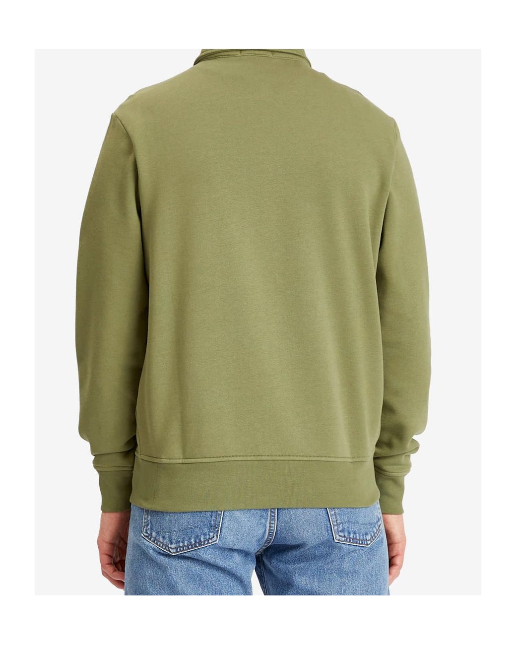 Polo Ralph Lauren Green Logo-Print Sweatshirt for men