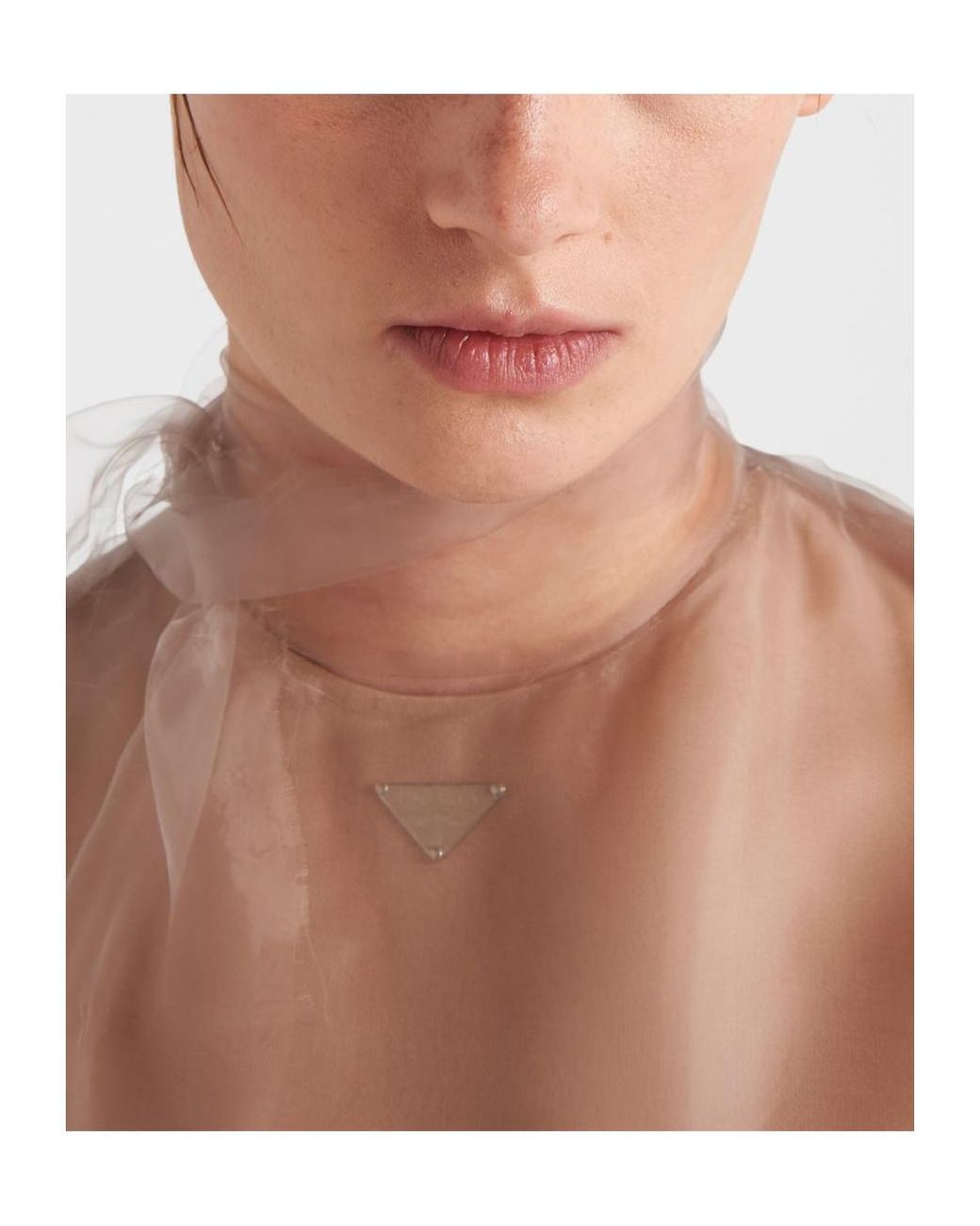 Prada White Layered Sleeveless Dress
