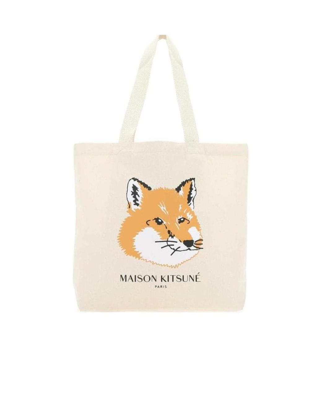 Maison Kitsuné Women's Fox Head Print Bag Pink main image 1