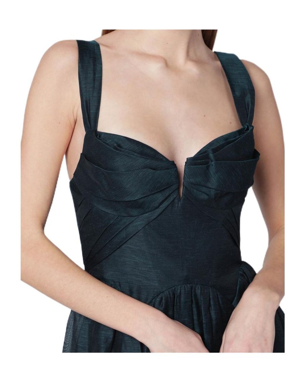 Zimmermann Blue Draped Dress