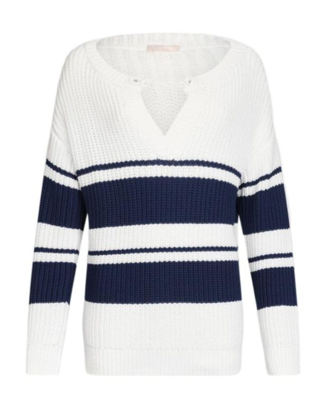 Liu Jo Blue Striped Pullover