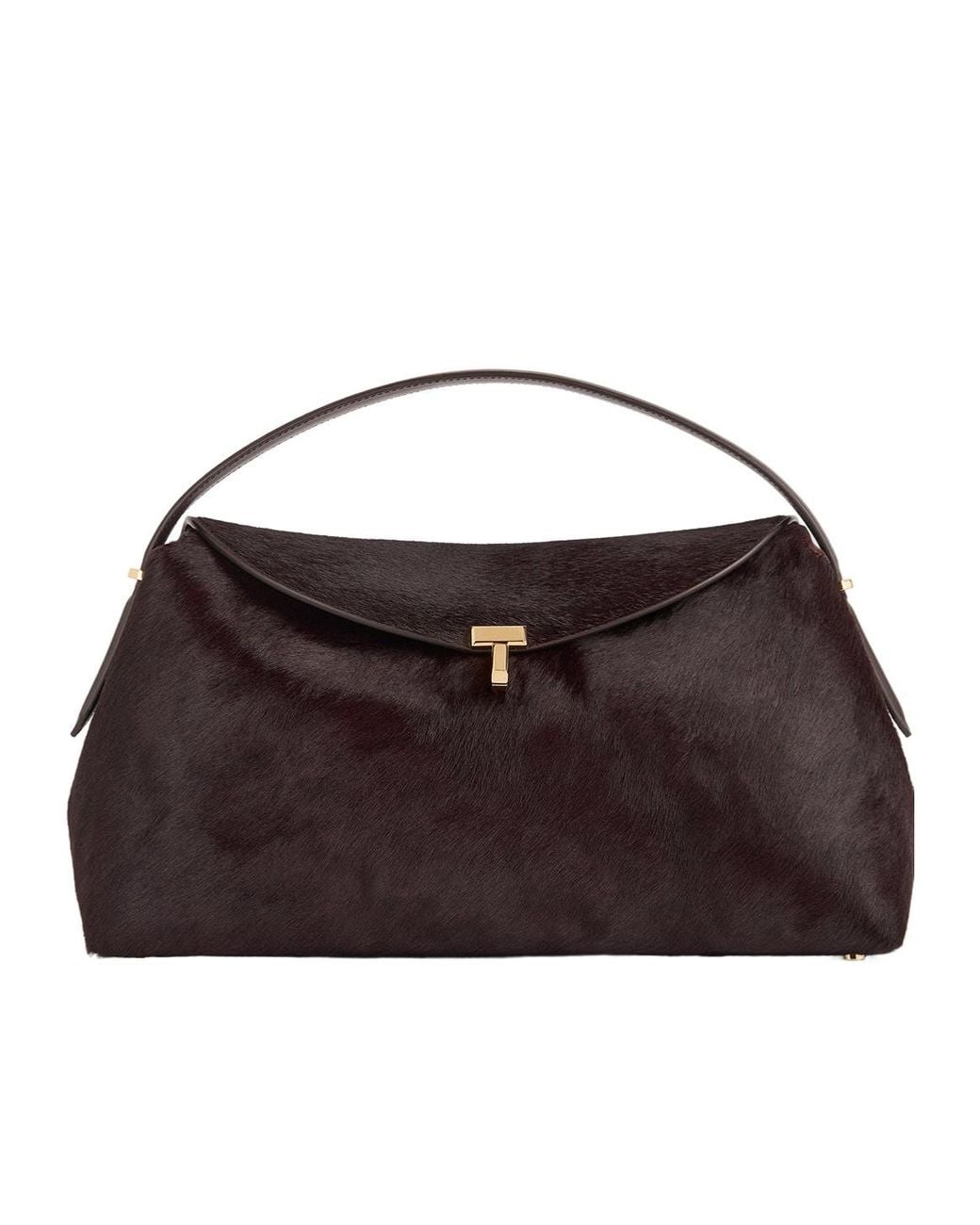 Totême Brown Medium T-Lock Tote Bag