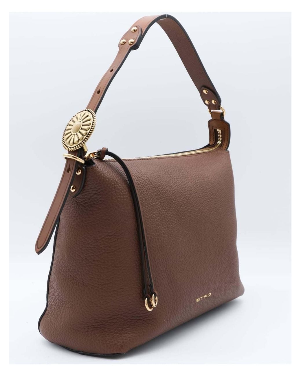 Etro Brown Hobo Medium Shoulder Bag