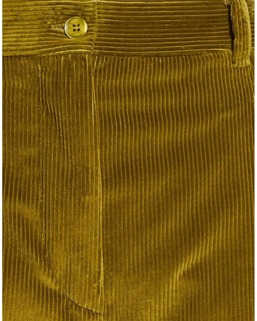 Weekend by Maxmara Green Plain Casual Trousers