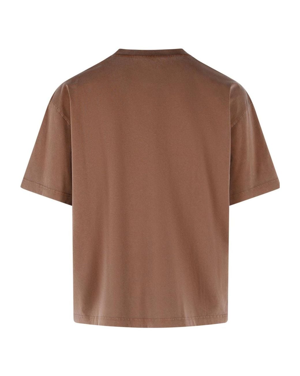 Marni Brown Planet Print T-Shirt for men