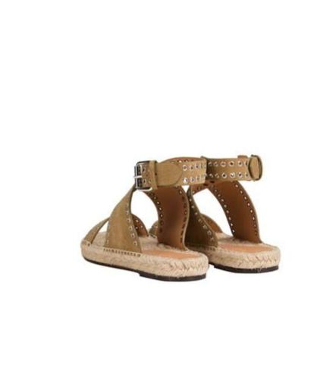 Isabel Marant Natural Fashion Versatile Leather Jute Sole Sandals