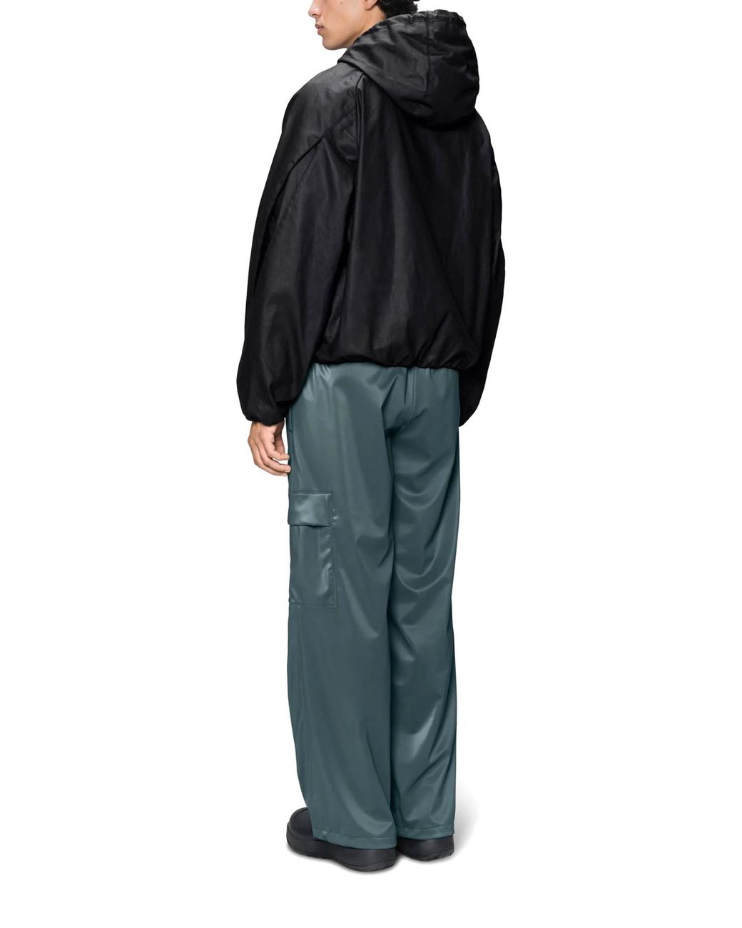 Rains Black Long-Sleeve Jacket for men