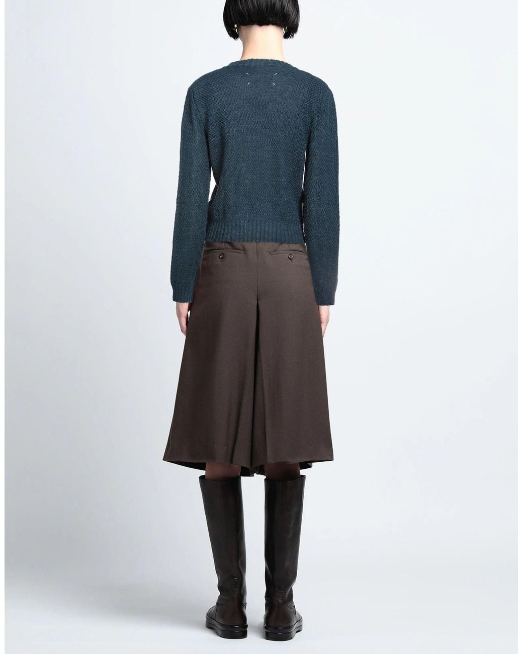 Maison Margiela Blue Lightweight Knit Jumper