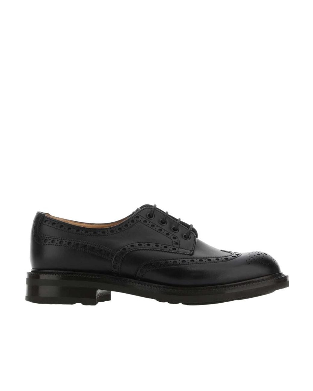Church's Black Polished Lace-Up Brogues for men